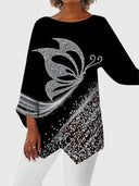 Alayah™ | Chic Crew Neck Blouse for Everyday Wear