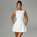 Chic Backless Mini Dress for Effortless Style