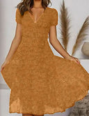 Flared Hem Summer Dress for Women