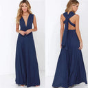 Women's Adjustable Strap Elastic Wrap Dress