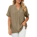 Chic Women's Summer Blouse in Soft Fabrics