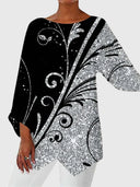 Alayah™ | Chic Crew Neck Blouse for Everyday Wear