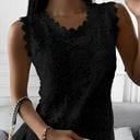 Chic Sleeveless Lace Blouse for All Occasions