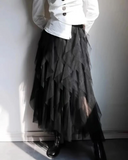 Women's Ruffled Midi Skirt for Stylish Looks