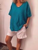 Chic Women's Oversized White T-Shirt