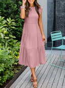Ruffle Detail Summer Dress with Pockets