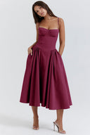Flattering Waistline Sun Dress for Effortless Style