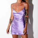 Olivia Satin Evening Dress for Effortless Glam