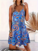 Vacation-Ready Sleeveless Cami Dress