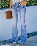 Flexible Women's Denim Trousers