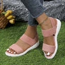 Stretch Sandals in Light Sand Hue
