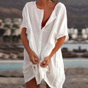 Chic Solid Color Oversized Dress