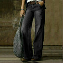 Vintage Wide Leg Chic Jeans for Trendy Style