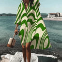 Artistic Knee-Length Dress with Distinctive Design