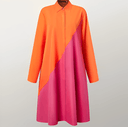 Chic 3/4 Sleeve Shirt Dress