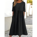 Chic Summer Dress for Women in Elegant Fabrics