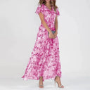 Chic Floral Chiffon Dress for All Occasions
