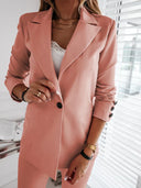 Chic One-Button Blazer for Everyday Style