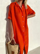 Chic Cotton Shirt Dress for Every Occasion