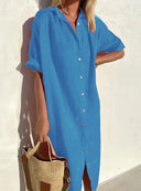 Chic Cotton Shirt Dress for Every Occasion