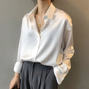 Flowy Satin Blouse for Effortless Style
