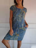 Chic Women's Dress in Vibrant Colors
