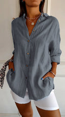 Chic Pleated Shirt for Effortless Style