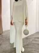 Chic American Pearl Dress Ensemble