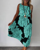 Chic Sleeveless Summer Dress for Women