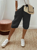 Cotton and Linen Women's Shorts Collection