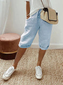 Cotton and Linen Women's Shorts Collection