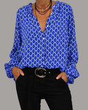 Chic V-Neck Midi Shirt for Everyday Style
