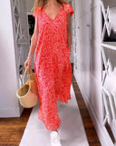Chic V-Neck Maxi Dress for Every Occasion