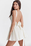 Chic White Bow Dress for Every Occasion