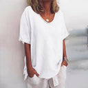 Stylish Women's Solid Round Neck Shirt