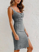 Mirabella™ Adjustable Strap Denim Dress