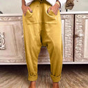 Cozy Drawstring Slouchy Trousers for Relaxed Style