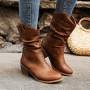 Elizabeth - Stylish Western Slouch Booties for All Occasions