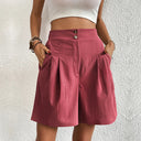 Chic Women's Stretch Cargo Shorts