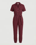 Chic Women's Jumpsuit with Button Placket Design
