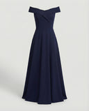 Chic Off-Shoulder Long Catwalk Evening Dress