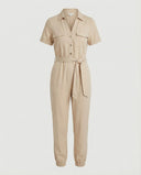 Chic Women's Jumpsuit with Button Placket Design