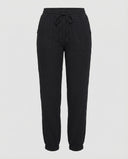 Airy Women's Leisure Pants with Elastic Waist and Side Pockets