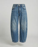 Chic Women's Wide-Leg Denim Trousers