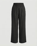 Women's Relaxed Fit Linen Pants with Elastic Waist