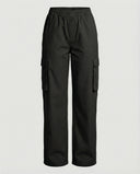 Women's Cargo Pants with Stretch Waistband & Utility Pockets