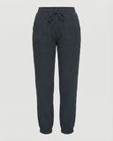Airy Women's Leisure Pants with Elastic Waist and Side Pockets