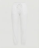 Airy Women's Leisure Pants with Elastic Waist and Side Pockets
