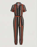 Chic Women's Jumpsuit with Button Placket Design
