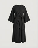 Stylish Lantern Sleeve Dress with Cinched Waist